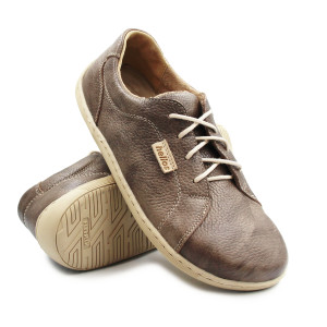 Damskie Buty Na Jesień Elastyczne Barefoot Na Szeroką Stopę Helios 451 ciemny n. Beż