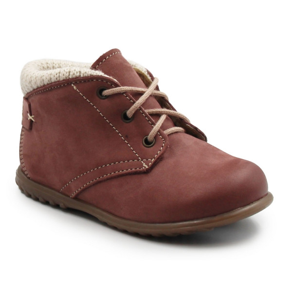 Buty trzewiki jesienne zimowe ocieplane dla dziewczynki Emel eY 2440C-4