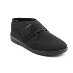 Buty Po Domu Męskie Półbuty Czarne Adanex 25586