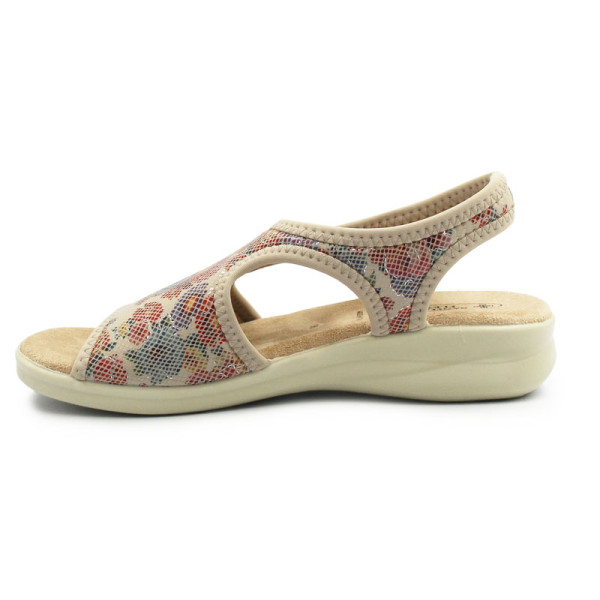 Damskie Sandały Po Domu Do Pracy z Miękką Wkładką Eximp Sanital Flex 8090.17 BEŻ