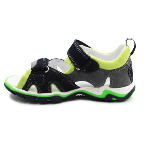 Sandały Dla Chłopca Na Lato Zielono Czarne Bartek 16187-005