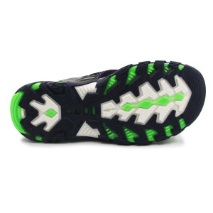 Sandały Dla Chłopca Na Lato Zielono Czarne Bartek 16187-005