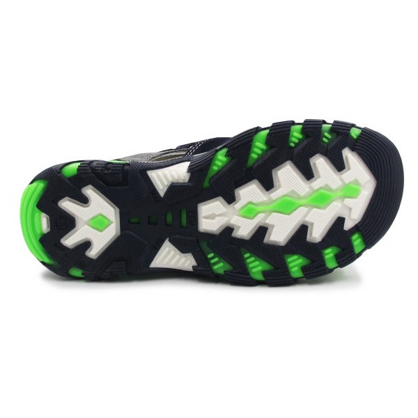 Sandały Dla Chłopca Na Lato Zielono Czarne Bartek 16187-005