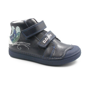 Buty Na Jesień Dla Dziewczynki z Motylkiem DD STEP A049-52135AM Royal Blue