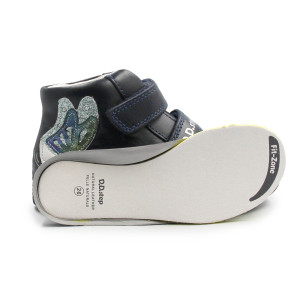 Buty Na Jesień Dla Dziewczynki z Motylkiem DD STEP A049-52135AM Royal Blue