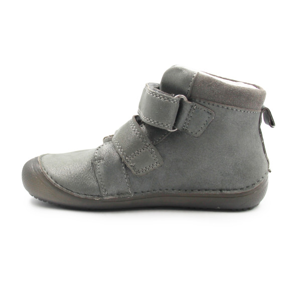 Buty Dziewczęce Na Wiosnę z Jednorożcem Świecące w Ciemności BAREFOOT DD STEP A063-52815M Dark Grey