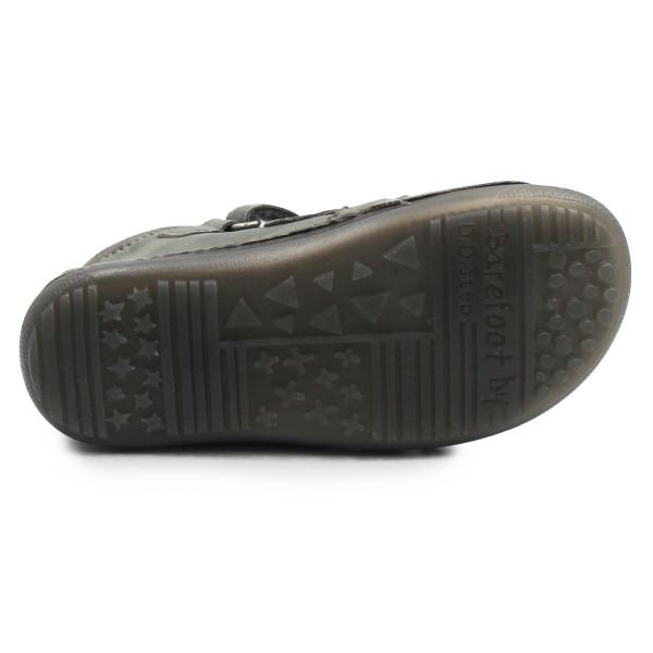 Buty Dziewczęce Na Wiosnę z Jednorożcem Świecące w Ciemności BAREFOOT DD STEP A063-52815M Dark Grey