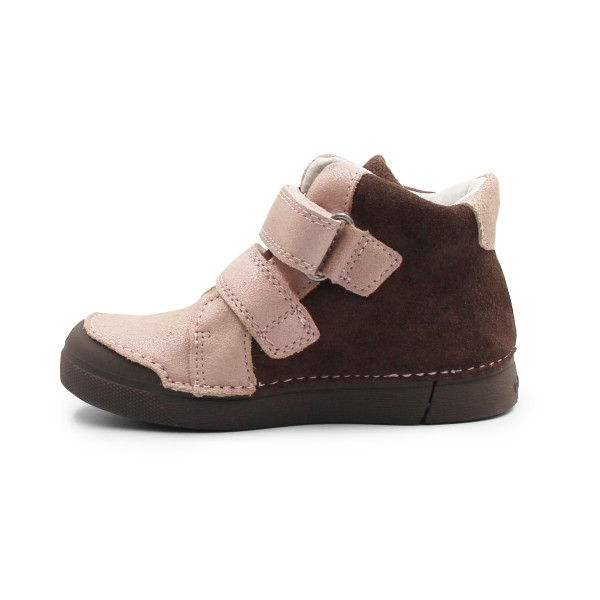Dziecięce Buty Na Jesień Dla Dziewczynek LED z Jednorożcem DD STEP A068-52459AM Chocolate