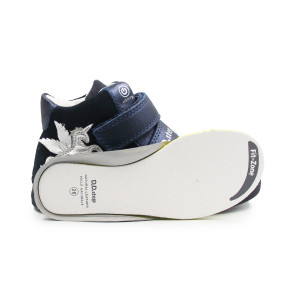 Wiosenne Buty Dziewczęce Świecące LED z Jednorożcem DD STEP A068-52459M Royal Blue