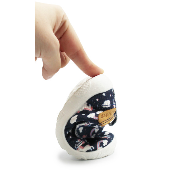 Trampki Do Szkoły i Przedszkola Dla Dziewczynki w Jednorożce Barefoot DD STEP C086-52832Z Royal Blue