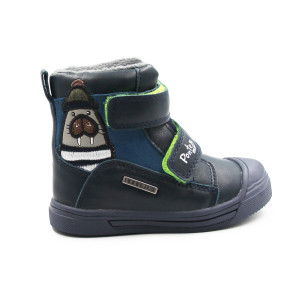 Ocieplane Buty Dziecięce na Jesień i Zimę AQUA-TEX DD STEP PONTE DA06-5-2968A royal blue