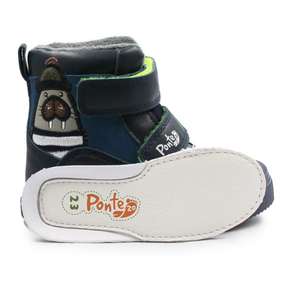 Ocieplane Buty Dziecięce na Jesień i Zimę AQUA-TEX DD STEP PONTE DA06-5-2968A royal blue