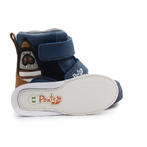 Buty Dla Chłopczyka Jesień i Zima Ocieplane Wodoodporne PONTE DA06-5-2968A Royal Blue