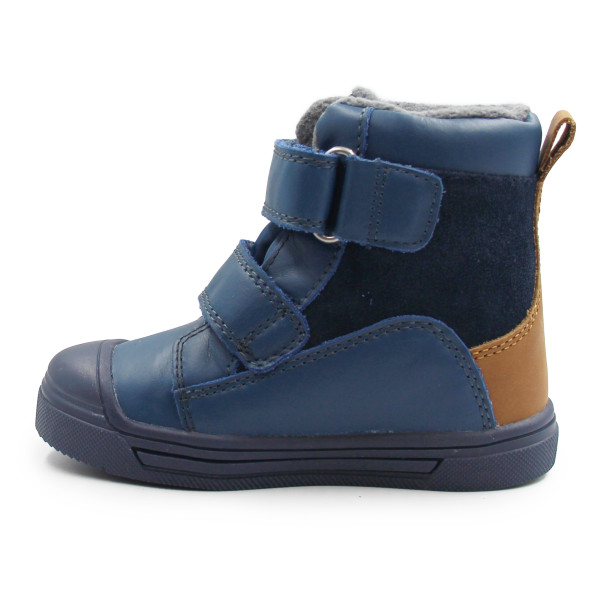 Buty Dla Chłopczyka Jesień i Zima Ocieplane Wodoodporne PONTE DA06-5-2968A Royal Blue