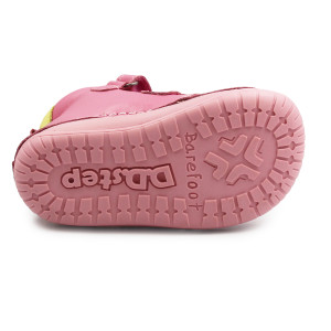 Różowe Buty Na Zimę Dla Dziewczynek Barefoot DD STEP W070-52624BV Pink