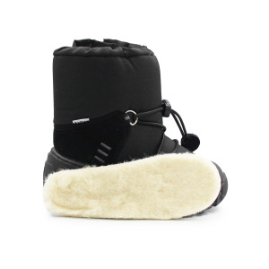 Śniegowce Dziecięce Ocieplane Czarne Bartek 110457-03