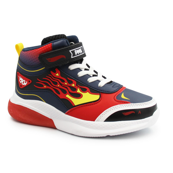 Chłopięce Buty Na Jesień Lekko Ocieplane Świecące LED Primigi 8991200 Hot Wheels