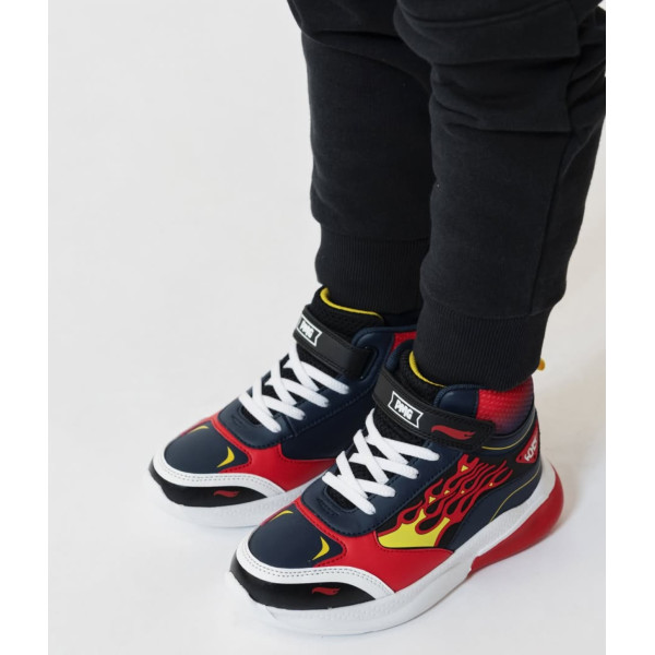 Chłopięce Buty Na Wiosnę Lekko Ocieplane Świecące LED Primigi 8991200 Hot Wheels