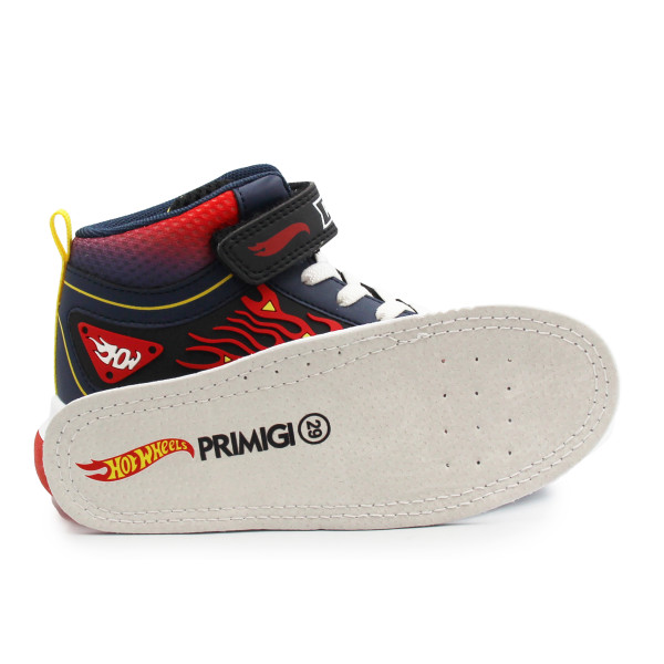 Chłopięce Buty Na Jesień Lekko Ocieplane Świecące LED Primigi 8991200 Hot Wheels
