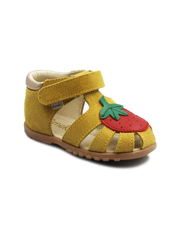Dziecięce Sandały na Lato Półsandały Truskawka Ameko A6-Strawberry-Yellow