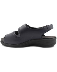 Sandały Szerokie Damskie Solidus Moni Nappa Stretch/Ser Blue/Ocean m