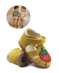 Dziecięce Sandały na Lato Półsandały Truskawka Ameko A6-Strawberry-Yellow