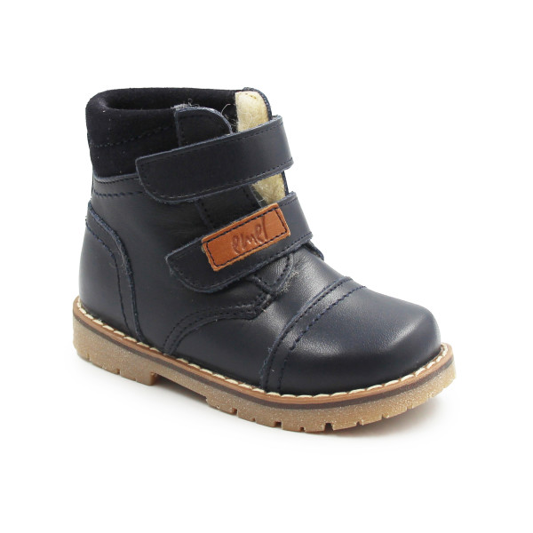 Kozaki Dziecięce Na Zimę Ocieplane Na Rzep Emel EV 2447D-22