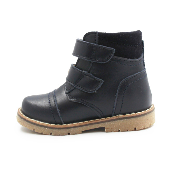 Kozaki Dziecięce Na Zimę Ocieplane Na Rzep Emel EV 2447D-22