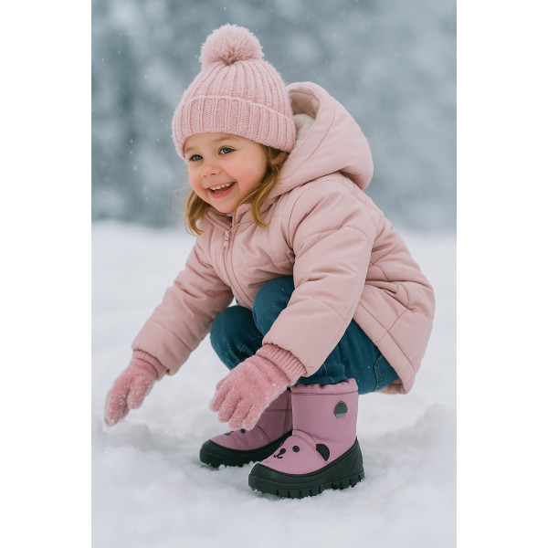 Ciepłe Śniegowce Dla Dziewczynki Różowe Bartek 110458-01
