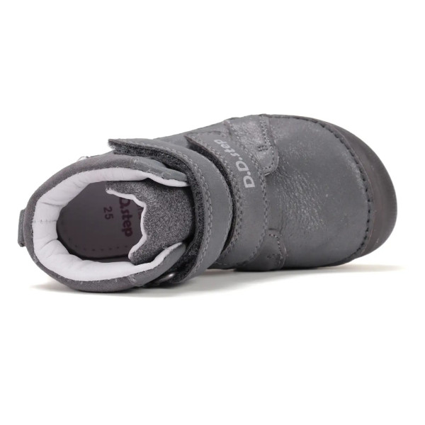 Buty Dziewczęce Na Wiosnę z Jednorożcem Świecące w Ciemności BAREFOOT DD STEP A063-52815M Dark Grey