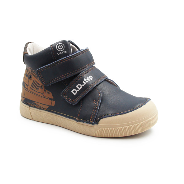 Chłopięce Buty Na Wiosnę LED Świecące DD STEP Royal Blue A068-52151AM