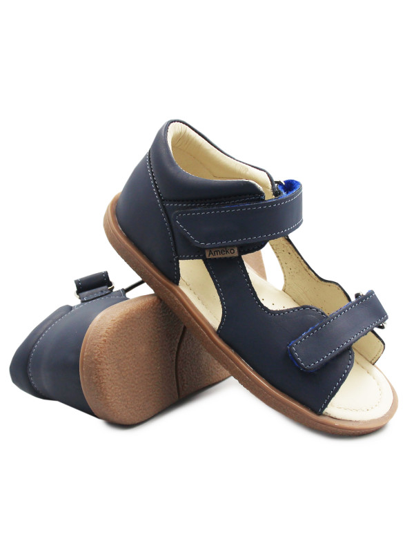 Chłopięce Sandały Zabudowana Pięta Ameko Plain Denim