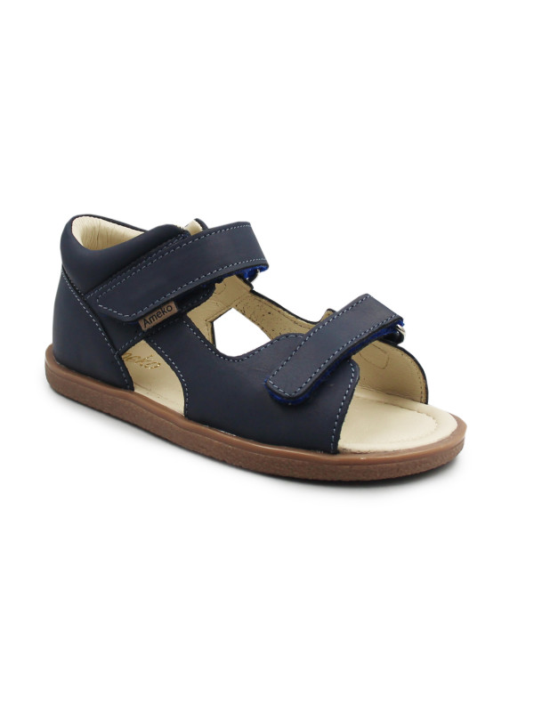 Chłopięce Sandały Zabudowana Pięta Ameko Plain Denim
