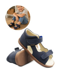 Chłopięce Sandały Zabudowana Pięta Ameko Plain Denim