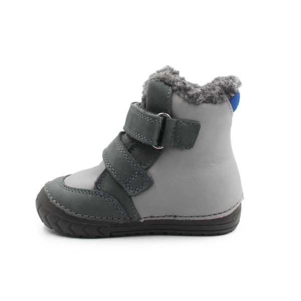 Zimowe Buty Dla Chłopczyka Ocieplane Świecące w Ciemności DD STEP W029-52287B Dark Grey