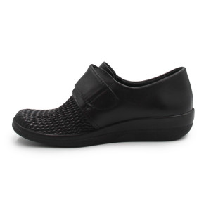 Półbuty dla seniorek na Jesień z miękkiej skóry naturalnej Comfortabel 941075-1