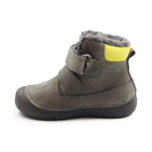 Zimowe Buty Dla Dziecka Ocieplane Świecące w Ciemności dla Chłopczyka DD STEP W082-52462 Dark Grey