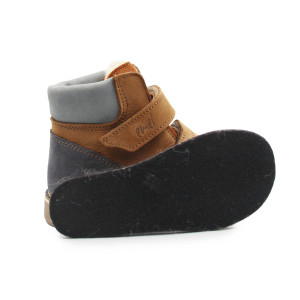 Trzewiki ocieplane dla chłopca do nauki chodzenia na zimę Emel ev2723-11