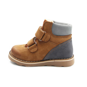 Trzewiki ocieplane dla chłopca do nauki chodzenia na zimę Emel ev2723-11