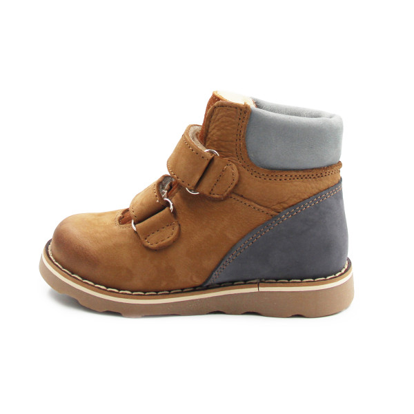 Trzewiki ocieplane dla chłopca do nauki chodzenia na zimę Emel ev2723-11