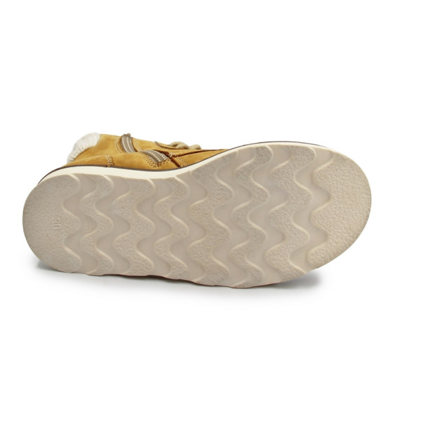 Młodzieżowe Trzewiki Ocieplane Ze Skóry Naturalnej Emel ev 2526