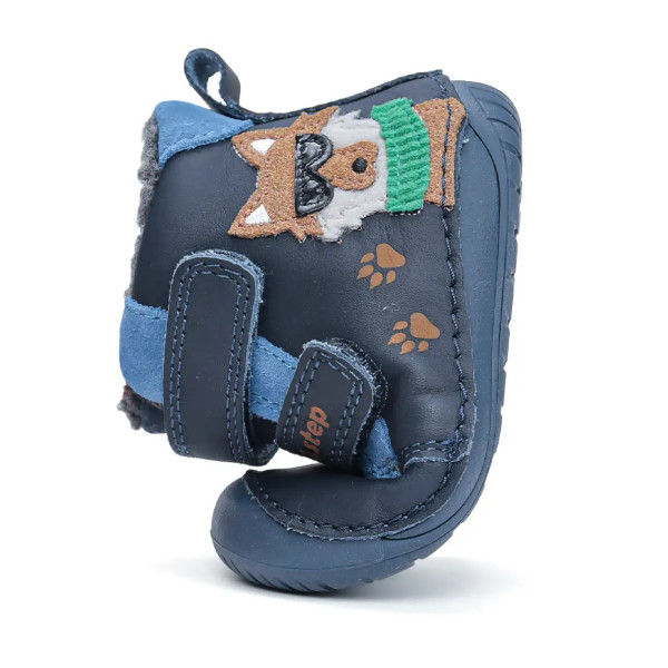 Buty Dla Chłopczyka Na Zimę Barefoot DD STEP W070-52893B Royal Blue