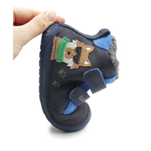 Buty Dla Chłopczyka Na Zimę Barefoot DD STEP W070-52893B Royal Blue