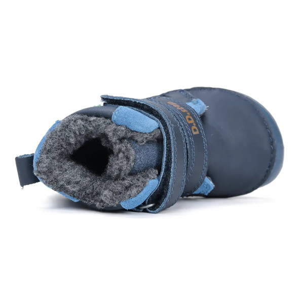 Buty Dla Chłopczyka Na Zimę Barefoot DD STEP W070-52893B Royal Blue
