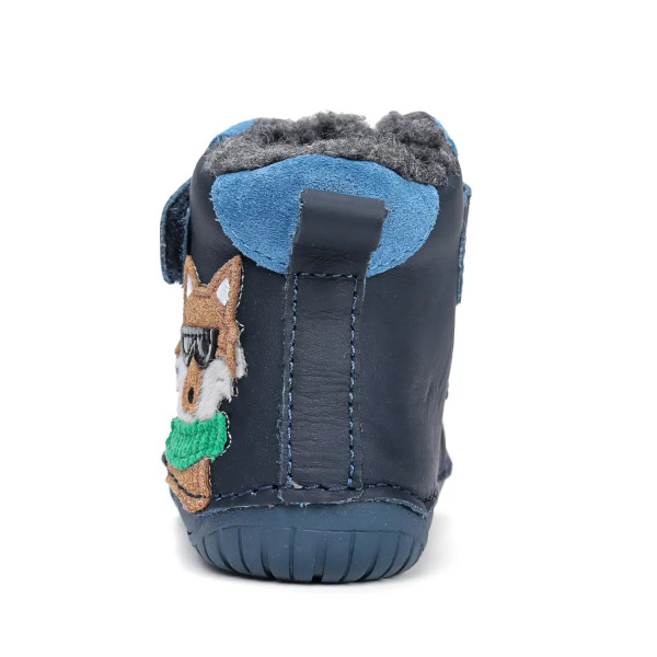 Buty Dla Chłopczyka Na Zimę Barefoot DD STEP W070-52893B Royal Blue