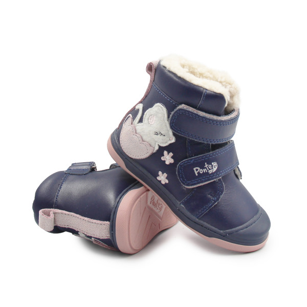 Buty Dziecięce na Zimę Dla Dziewczynek z Myszką DD STEP PONTE DA07-5-2110V Royal Blue