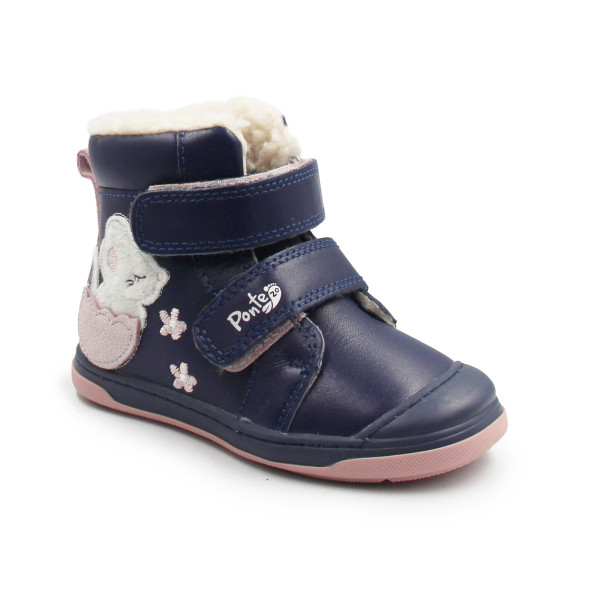 Buty Dziecięce na Zimę Dla Dziewczynek z Myszką DD STEP PONTE DA07-5-2110V Royal Blue
