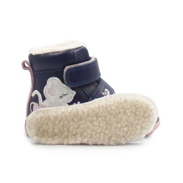 Buty Dziecięce na Zimę Dla Dziewczynek z Myszką DD STEP PONTE DA07-5-2110V Royal Blue