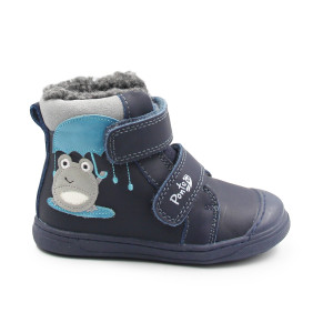 Buty Dziecięce Na Zimę Ocieplane Futerkiem DD STEP PONTE DA07-5-2349Z Royal Blue