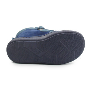 Ocieplane Buty Dla Chłopczyka Na Rzep DD STEP PONTE DA07-5-2473AV Bemuda Blue